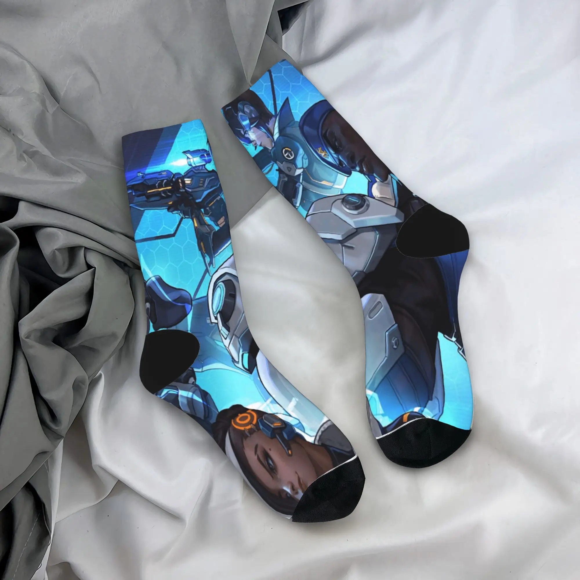 D.Va Mech Defense Futuristic Socks