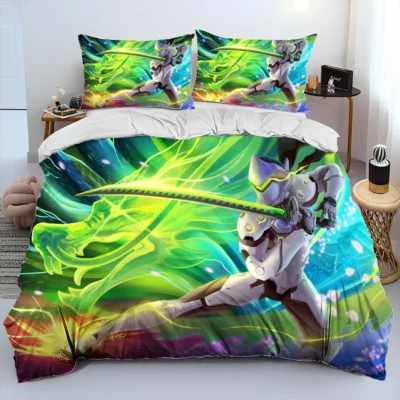 Pharah Rocket Barrage Skybound Bedding Set