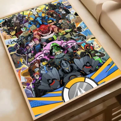 Tracer Time Jump Dynamic Wall Art