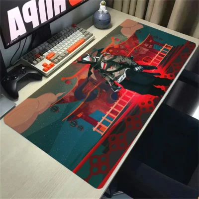 Mercy Valkyrie Guardian Elegant Large Mouse Pad