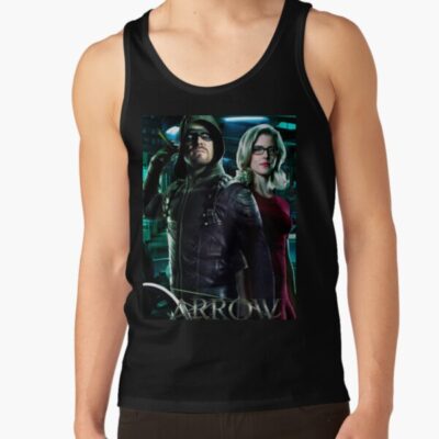 Green Arrow And Overwatch Tank Top