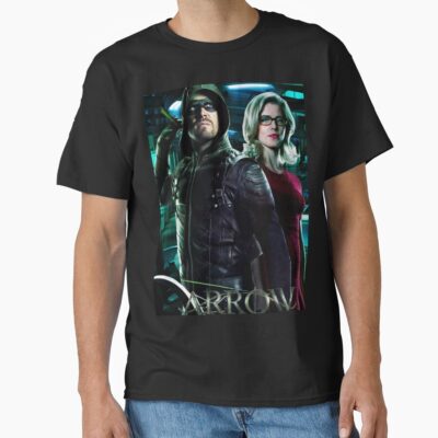 Green Arrow And Overwatch T-shirt