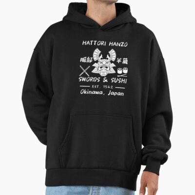 Hattori Hanzo Swords And Sushi Est 1542 Okinawa Japan Hoodie