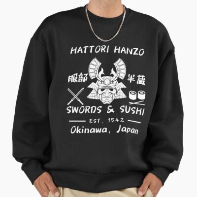 Hattori Hanzo Swords And Sushi Est 1542 Okinawa Japan Sweatshirt