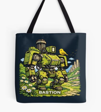 Chibi Bastion With Ganymede Overwatch Fan Art Tote Bag
