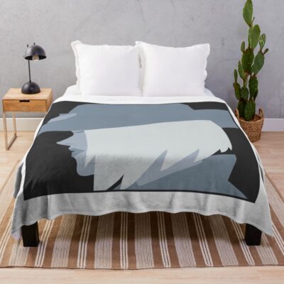 Ashe Overwatch Hero Silhouette Icon Throw Blanket