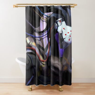 I Will Break Before I Yield Shower Curtain