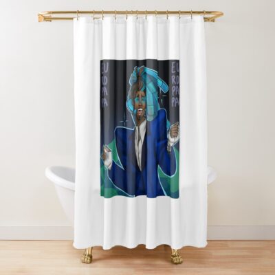Europapa Joost X Lucio Overwatch Shower Curtain