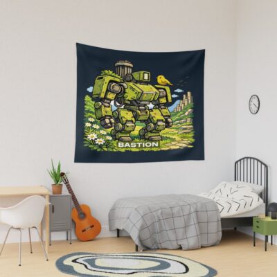 Ganymede Overwatch Fan Art Tapestry