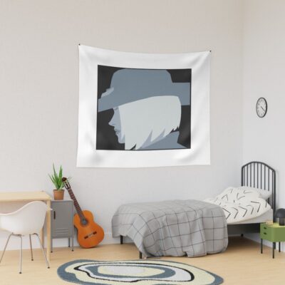 Ashe Overwatch Hero Silhouette Icon Tapestry