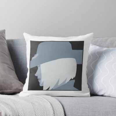 Ashe Overwatch Hero Silhouette Icon Throw Pillow
