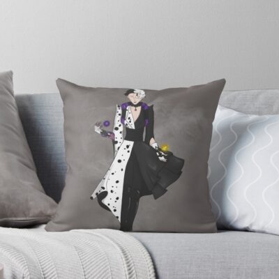 Moira De Vil Throw Pillow