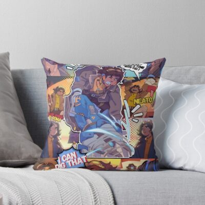 I Can Dig That Venture Comic Throw Pillow